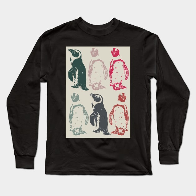 A plethora of penguins Long Sleeve T-Shirt by NattyDesigns